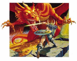 Red Dragon by Larry Elmore