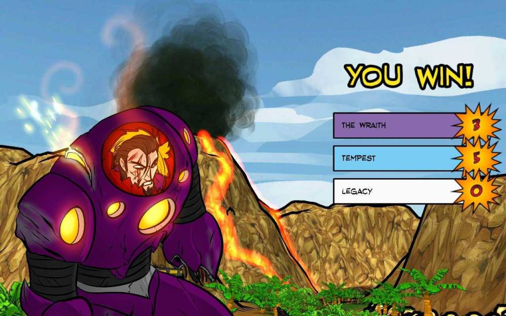 Down to the wire, the heroes let a dinosaur eat the supervillain. Lawsuit to follow.